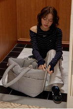 画像をギャラリービューアに読み込む, 【APERTY / 予約】wide bag (check)