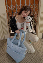 画像をギャラリービューアに読み込む, 【APERTY / 予約】wide bag (check)