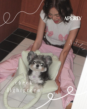 画像をギャラリービューアに読み込む, 【APERTY / 予約】wide bag (check)