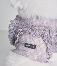 画像をギャラリービューアに読み込む, 【boocce / 予約】LACE RUFFLE TOP(Gray)