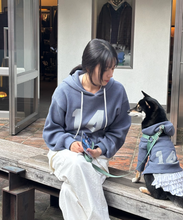 画像をギャラリービューアに読み込む, 【boocce / 予約】14WAFFLE HOODIE(Blue)