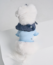 画像をギャラリービューアに読み込む, 【boocce / 予約】PETIT FLORAL CAPE(Navy)