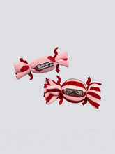 画像をギャラリービューアに読み込む, 【boocce / 予約】LOVE CANDY BROOCH(Red stripe)