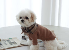 画像をギャラリービューアに読み込む, 【eyou / 即納】チェックマフラー - キャメル