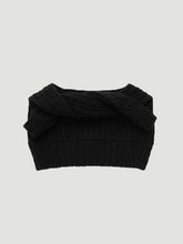 画像をギャラリービューアに読み込む, 【boocce / 予約】CABLE KNIT MUFFLER(Black)