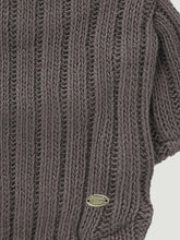 画像をギャラリービューアに読み込む, 【boocce / 予約】KNIT HALF-SLEEVED TURTLENECK(Mocka grey)