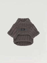 画像をギャラリービューアに読み込む, 【boocce / 予約】KNIT HALF-SLEEVED TURTLENECK(Mocka grey)