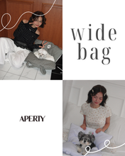 画像をギャラリービューアに読み込む, 【APERTY / 即納】wide bag(無地)