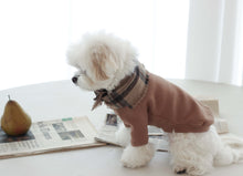 画像をギャラリービューアに読み込む, 【eyou / 即納】チェックマフラー - キャメル