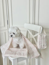 画像をギャラリービューアに読み込む, 【eyou / 予約】Soft days - Pink check(お散歩ポーチ)