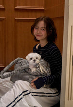 画像をギャラリービューアに読み込む, 【APERTY / 予約】wide bag (check)