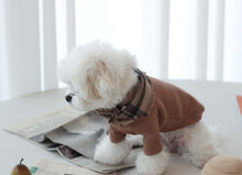 画像をギャラリービューアに読み込む, 【eyou / 即納】チェックマフラー - キャメル