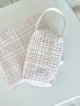 画像をギャラリービューアに読み込む, 【eyou / 予約】Soft days - Pink check(お散歩ポーチ)