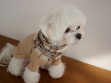 画像をギャラリービューアに読み込む, 【eyou / 即納】チェックマフラー - チョコバニラ