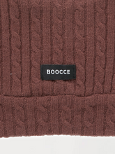 画像をギャラリービューアに読み込む, 【boocce / 予約】CABLE KNIT MUFFLER(Brown)