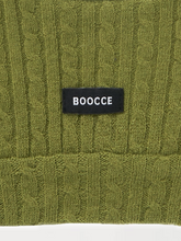 画像をギャラリービューアに読み込む, 【boocce / 予約】CABLE KNIT MUFFLER(Olive green)