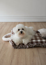 画像をギャラリービューアに読み込む, 【ohdibs / 即納】Homey Warmy Topper _ Brown check