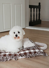 画像をギャラリービューアに読み込む, 【ohdibs / 即納】Fluffy Pillow_ Brown check