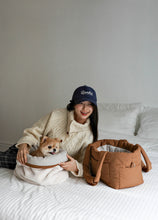 画像をギャラリービューアに読み込む, 【ohdibs / 即納】Snuggle Basket _ Camel Brown size1