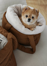 画像をギャラリービューアに読み込む, 【ohdibs / 即納】Snuggle Basket _ Camel Brown size1