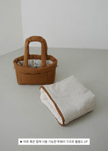 画像をギャラリービューアに読み込む, 【ohdibs / 即納】Snuggle Basket _ Camel Brown size1