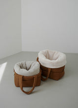 画像をギャラリービューアに読み込む, 【ohdibs / 即納】Snuggle Basket _ Camel Brown size1