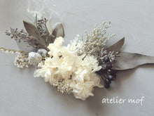 画像をギャラリービューアに読み込む, ユーカリたっぷりのくすみボタニカルヘッドドレス(受注生産)