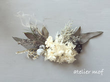 画像をギャラリービューアに読み込む, ユーカリたっぷりのくすみボタニカルヘッドドレス(受注生産)