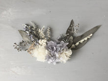 画像をギャラリービューアに読み込む, 薄紫あじさいとウォッシュブルーのデルフィニュームヘッドドレス(受注生産)