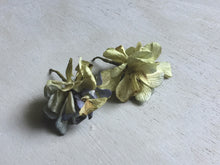 画像をギャラリービューアに読み込む, くすみブルー×グリーンのアンティークあじさいのボタニカルヘッドドレス(受注生産)