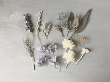 画像をギャラリービューアに読み込む, 薄紫あじさいとウォッシュブルーのデルフィニュームヘッドドレス(受注生産)