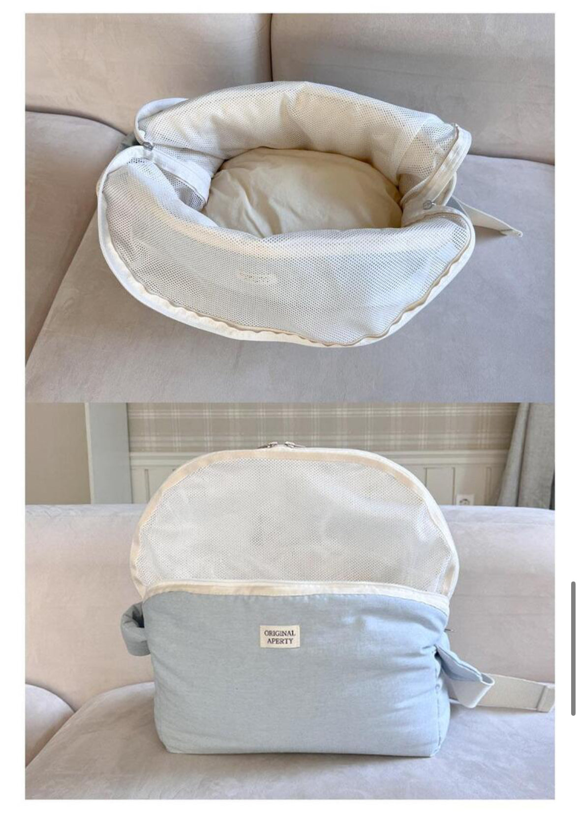【APERTY / 予約】wide bag専用バッグメッシュ
