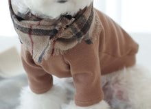 画像をギャラリービューアに読み込む, 【eyou / 即納】チェックマフラー - キャメル
