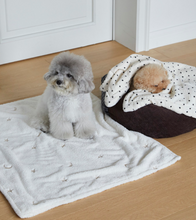 画像をギャラリービューアに読み込む, 【azalea / 予約】ふわふわブランケット（ドット / フラワー）
