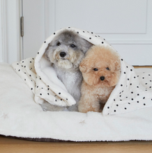 画像をギャラリービューアに読み込む, 【azalea / 予約】ふわふわブランケット（ドット / フラワー）
