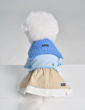 画像をギャラリービューアに読み込む, 【boocce / 予約】CABLE KNIT MUFFLER(Blue)

