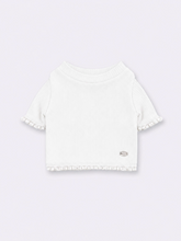 画像をギャラリービューアに読み込む, 【boocce / 予約】 SOFT LACE TOP（Ivory）
