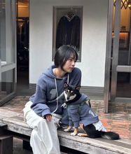 画像をギャラリービューアに読み込む, 【boocce / 予約】14WAFFLE HOODIE(Blue)
