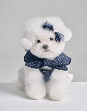 画像をギャラリービューアに読み込む, 【boocce / 予約】PETIT FLORAL CAPE（Navy）
