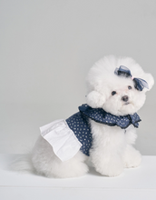 画像をギャラリービューアに読み込む, 【boocce / 予約】PETIT FLORAL CAPE（Navy）
