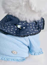 画像をギャラリービューアに読み込む, 【boocce / 予約】PETIT FLORAL CAPE（Navy）
