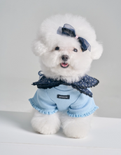 画像をギャラリービューアに読み込む, 【boocce / 予約】PETIT FLORAL CAPE（Navy）
