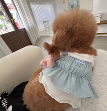 画像をギャラリービューアに読み込む, 【ah taeri pet / 予約】ボニービスティエポイントトップbonny top（ライトブルー）

