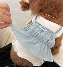 画像をギャラリービューアに読み込む, 【ah taeri pet / 予約】ボニービスティエポイントトップbonny top（ライトブルー）
