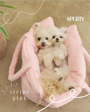 画像をギャラリービューアに読み込む, 【APERTY / 予約】wide bag（ストライプ）
