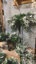 画像をギャラリービューアに読み込む, 《botanical worksの冬じたく》Christmas wall objet B
