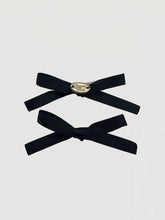 画像をギャラリービューアに読み込む, 【boocce / 予約】MILKY RIBBON HAIR PIN（Black）
