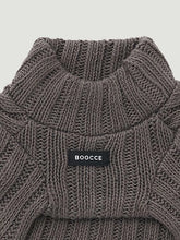 画像をギャラリービューアに読み込む, 【boocce / 予約】KNIT HALF-SLEEVED TURTLENECK（Mocka grey）
