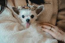 画像をギャラリービューアに読み込む, 《受注販売》monmoのわんこの花かんむり

