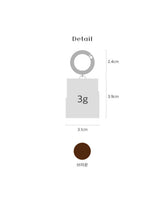 画像をギャラリービューアに読み込む, 【Snugroo / 予約】Name Tag - Chocolate
